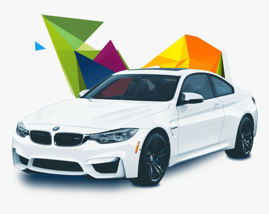 Car Insurance Banner - 4 Door Bmw 3 Series 2015 White, HD Png Download, Free Download