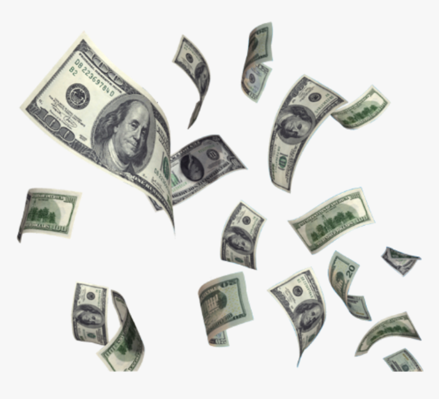 Transparent Money - Money Flying Transparent Background, HD Png Download, Free Download