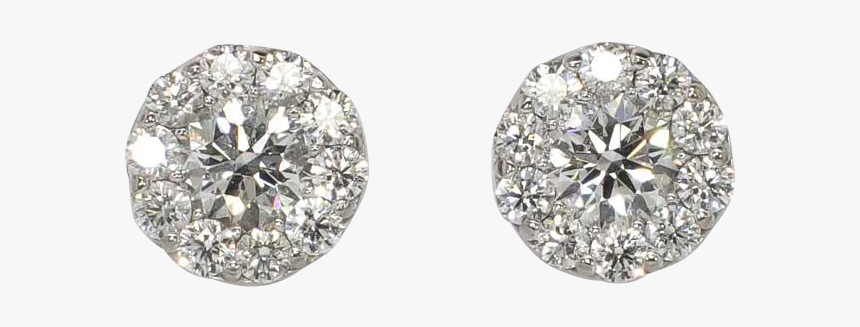 Transparent Background Diamond Earrings Transparent, HD Png Download, Free Download