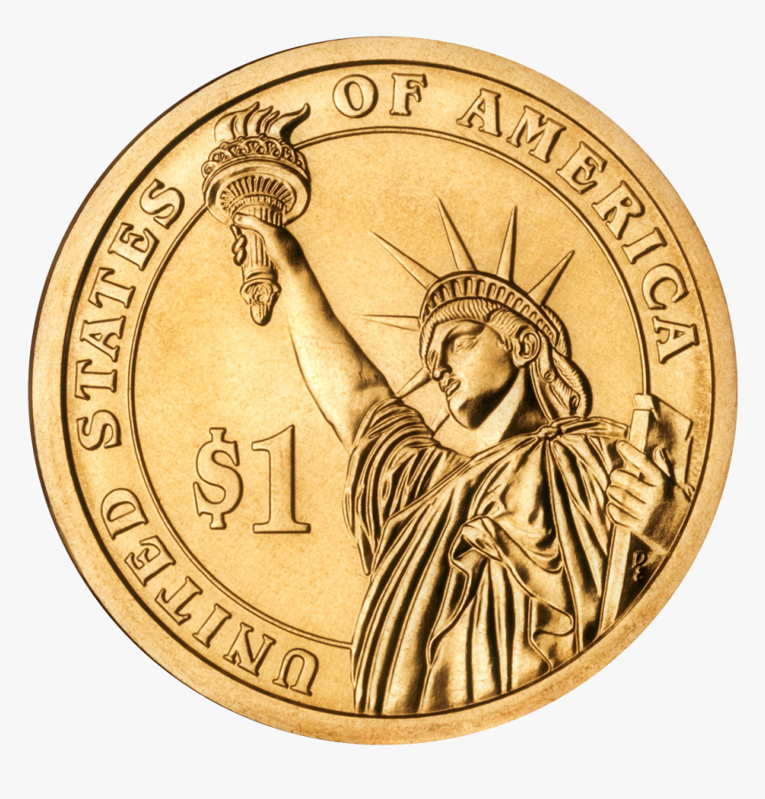 Dollar Coin Png Image - 1 Dollar Coin Png, Transparent Png, Free Download