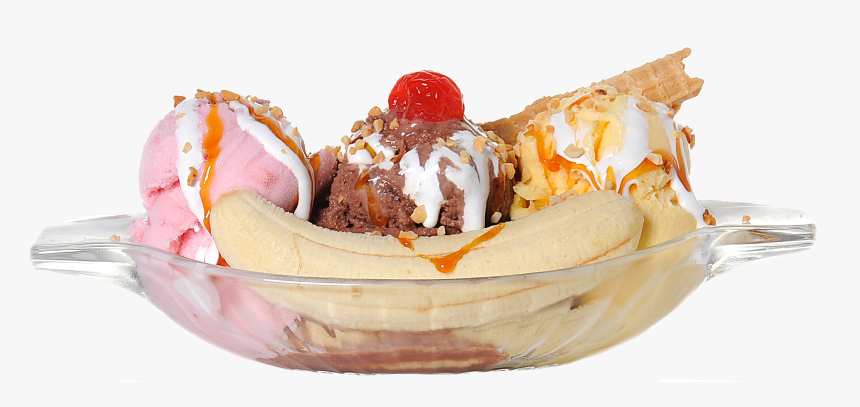 Banana Split Png - Sundaes Png, Transparent Png, Free Download