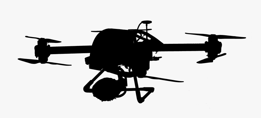 Transparent Helicopter Silhouette Png - Unmanned Aerial Vehicle, Png Download, Free Download