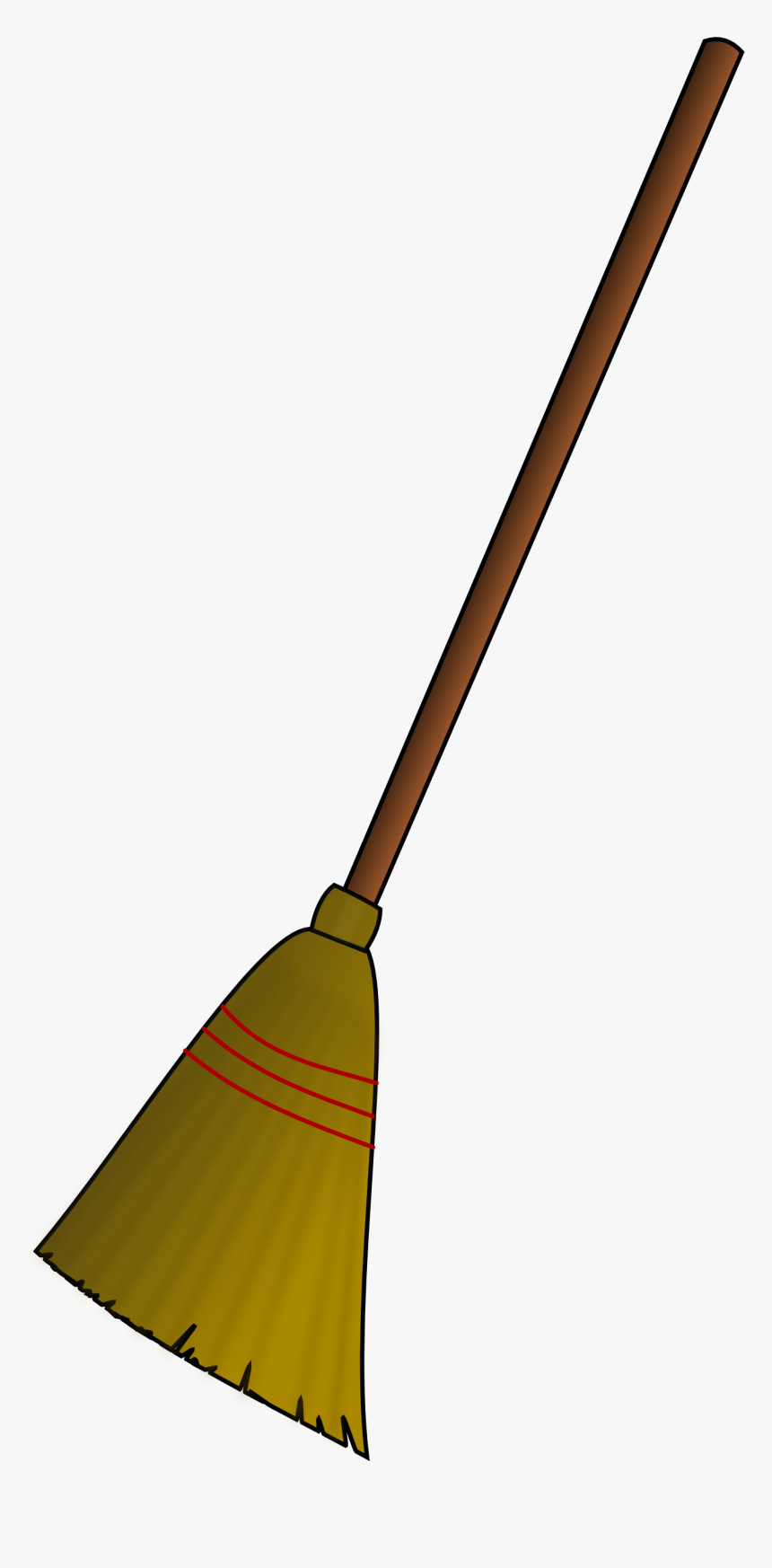 Witch Broom Clipart - Balai Clipart, HD Png Download - kindpng