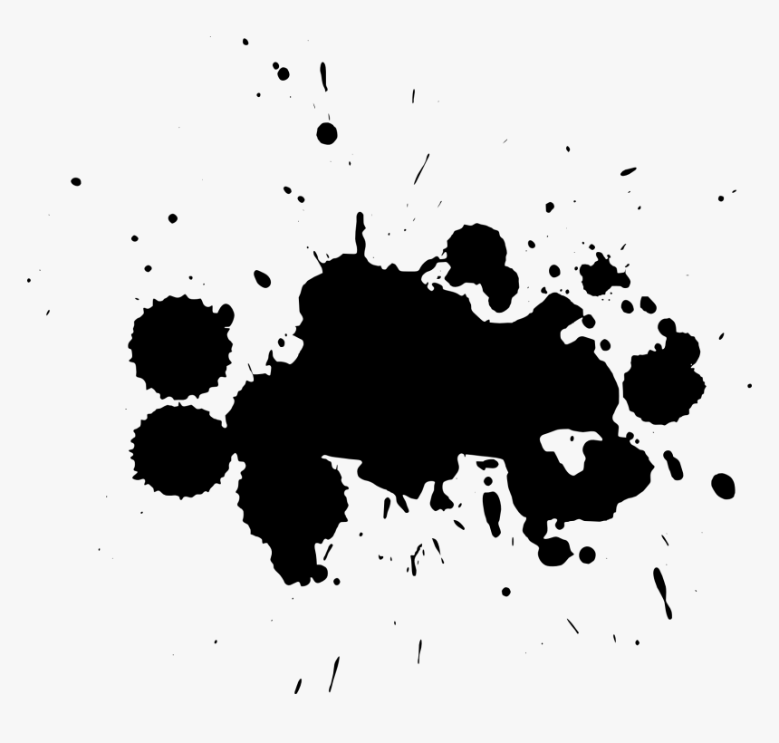 Grunge Splatter Png - Ink Splatter Hd, Transparent Png, Free Download