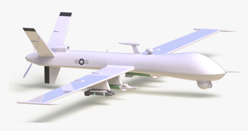 Predator Drone Png - Predator Drone Cad, Transparent Png, Free Download