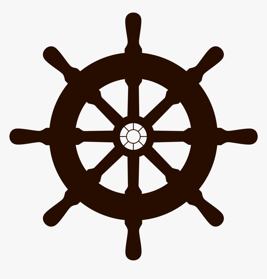 Ship Wheel Silhouette Png Free Download - Broadway.com Inc, Transparent Png, Free Download