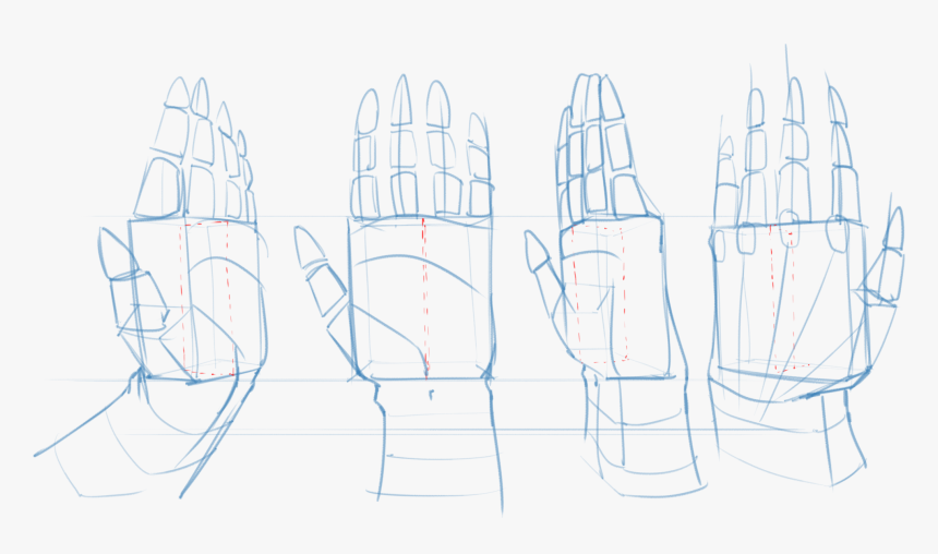 Transparent Like Hand Png - Drawing Hand With Forms, Png Download, Free Download