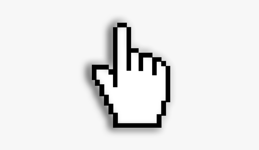 Cursor A Hand - Hand Cursor Png, Transparent Png, Free Download