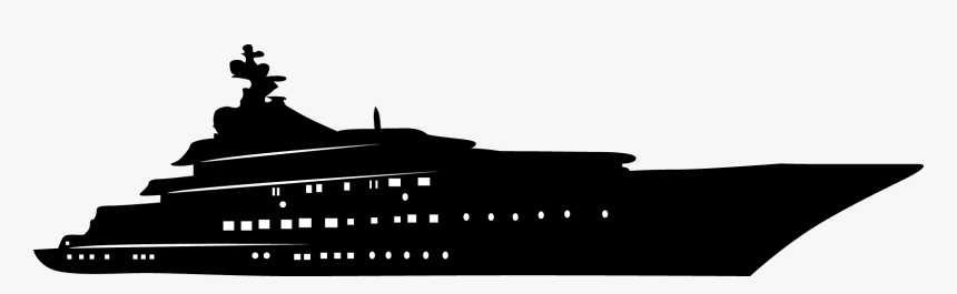 Transparent Ship Silhouette Png - Boat Silhouette Cruise Liner Transparent Background, Png Download, Free Download