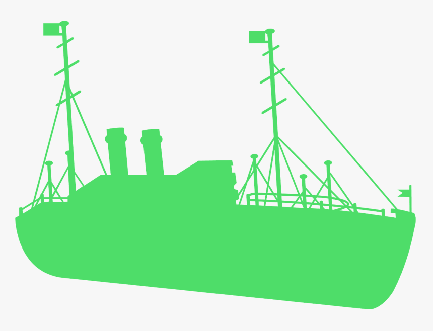 Ship Silhouette Png, Transparent Png, Free Download