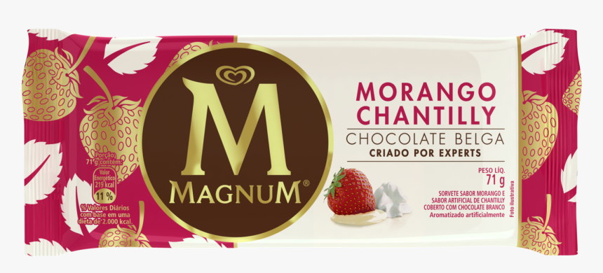 7891150054622 Morango Chantilly - Sorvete Magnum Sabores, HD Png Download, Free Download