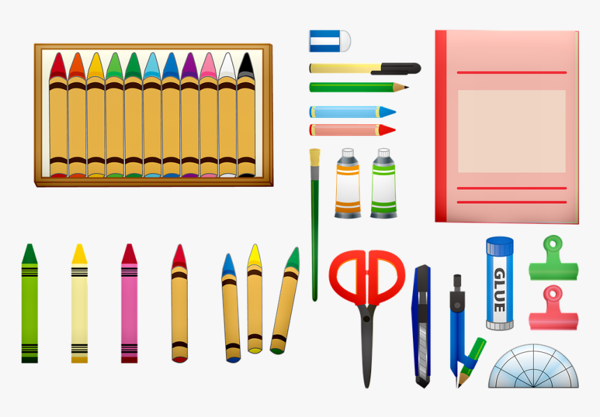 Transparent School Supply Clipart - Utiles Escolares, HD Png Download, Free Download