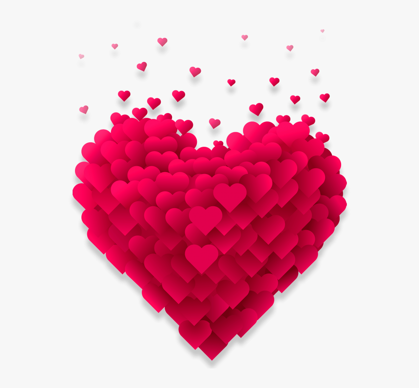 Valentines Day Heart Png - Whatsapp Profile Picture Dp, Transparent Png, Free Download