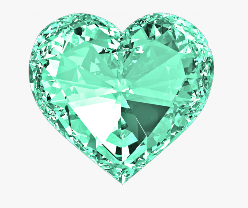 #heart #corazon #emerald #esmeralda #diamond #diamante - Esmeralda Corazon Png, Transparent Png, Free Download