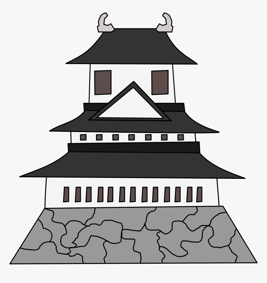 Castle Icons Png Free - Japanese Castle Clipart, Transparent Png, Free Download