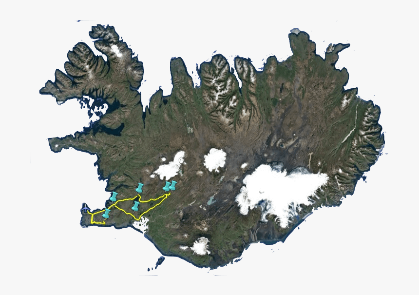 Draw The Map Of Iceland, HD Png Download, Free Download