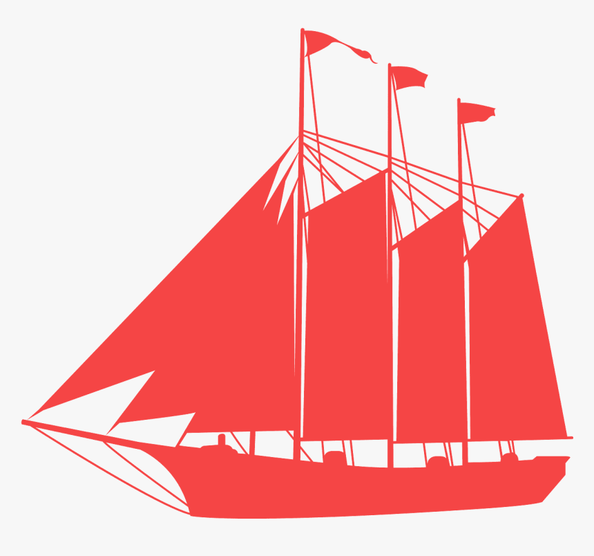 Red Ship Silhouette, HD Png Download, Free Download