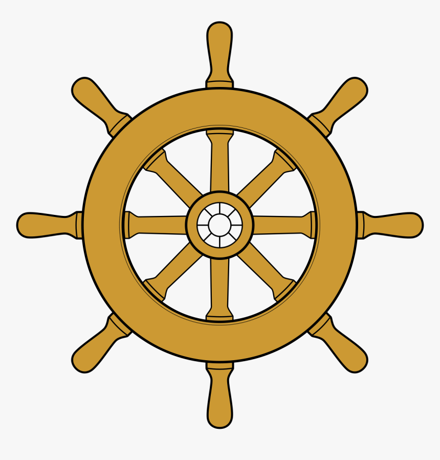 Pirate Ship Wheel Clip Art, HD Png Download, Free Download