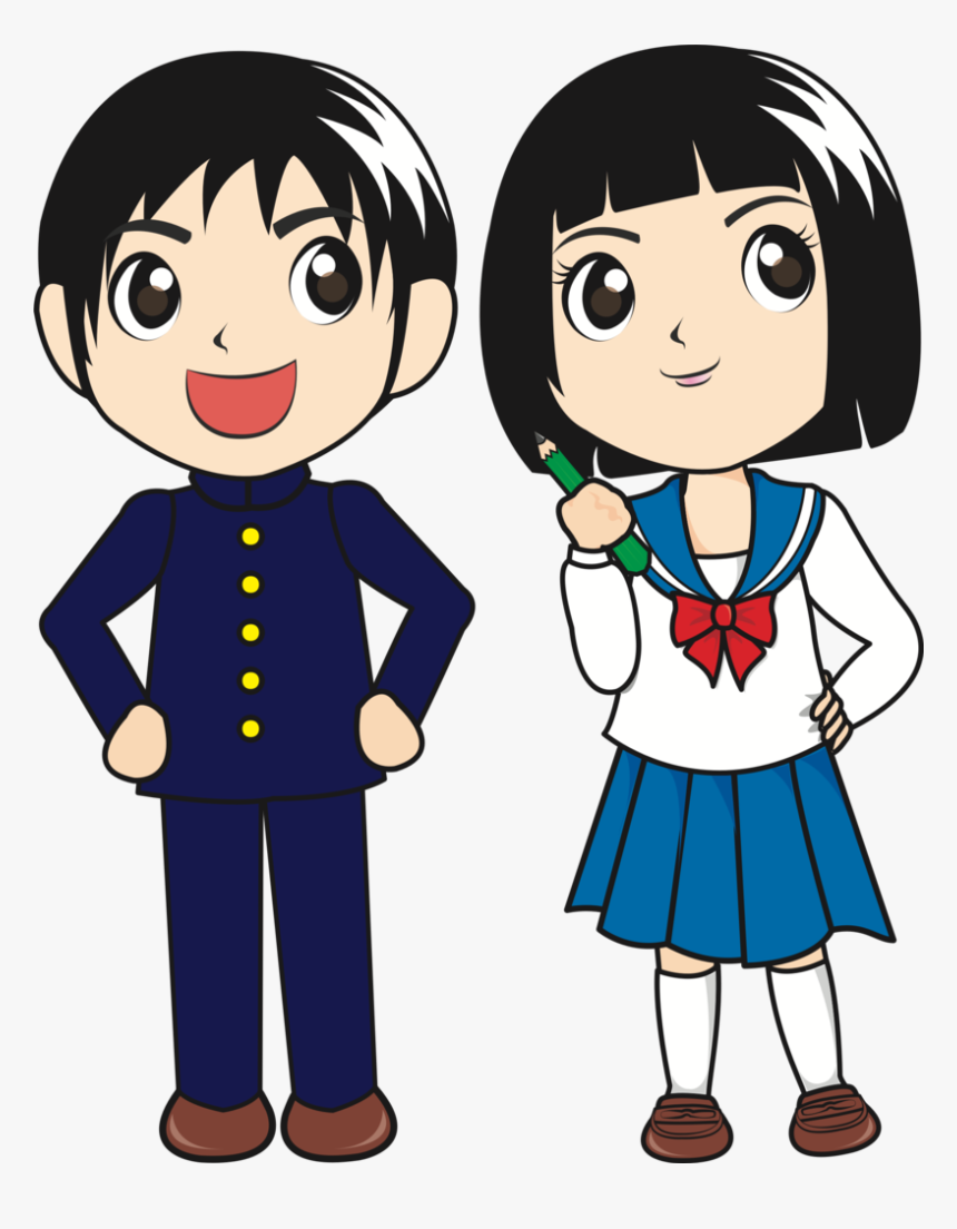 Student Boy And Girl Clipart, HD Png Download, Free Download