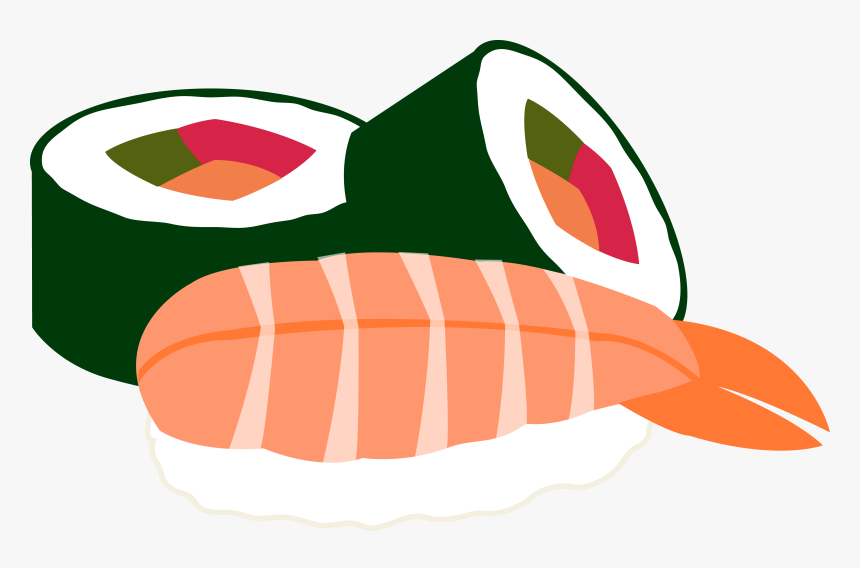 Sushi Clip Art - Sushi Clipart, HD Png Download, Free Download
