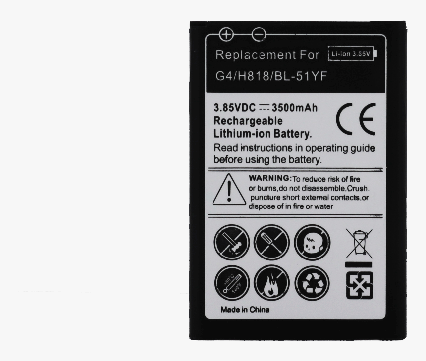 Battery For Use With Lg Lg Stylo - Mobile Phone Battery, HD Png Download, Free Download