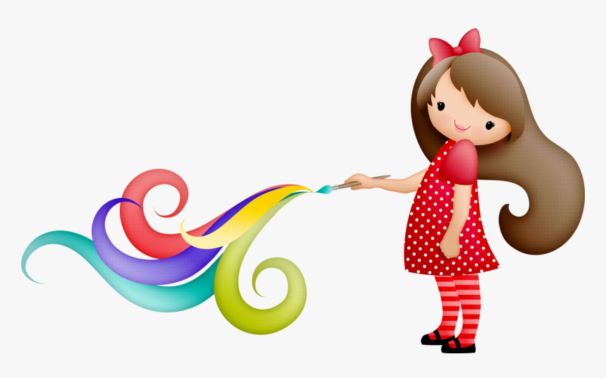 Menina Pintando, HD Png Download, Free Download