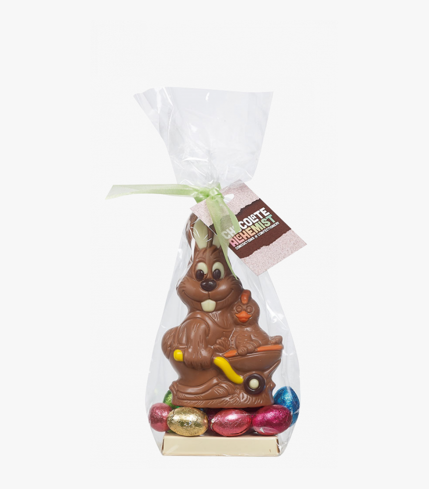 Chocolate Alchemist Belgian Milk Chocolate Bunny With - Peeps, HD Png Download, Free Download