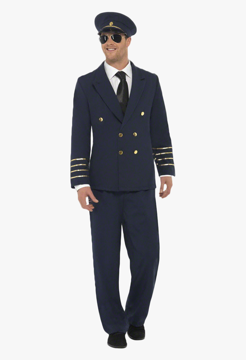 Adult Pilot Costume - Dress Code Of A Pilot, HD Png Download, Free Download