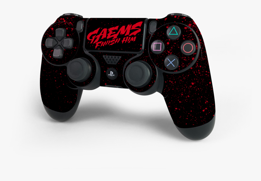 Ps4 Controller Finish Him Decal Kit"
 Class="lazyload - Game Controller, HD Png Download, Free Download