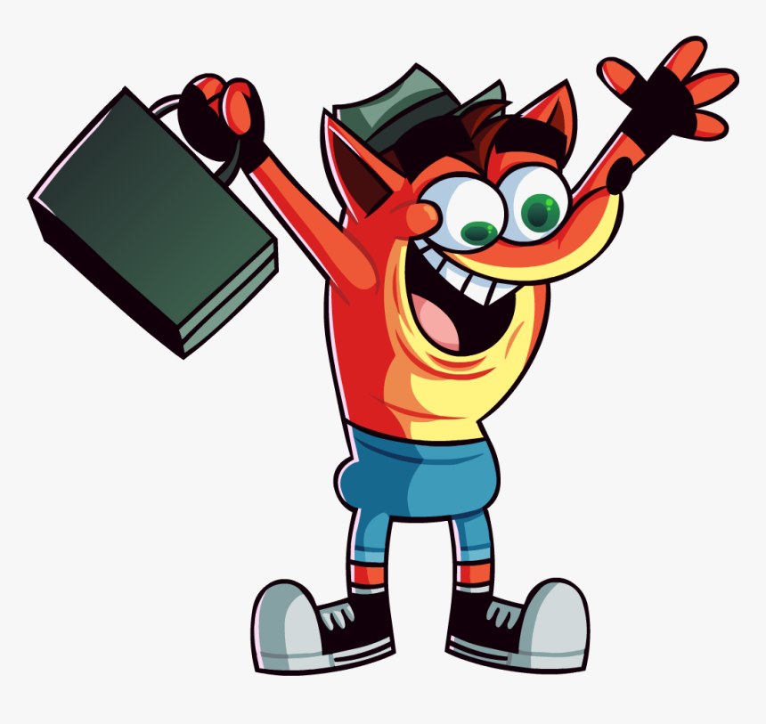 Cartoon Crash Bandicoot, HD Png Download, Free Download