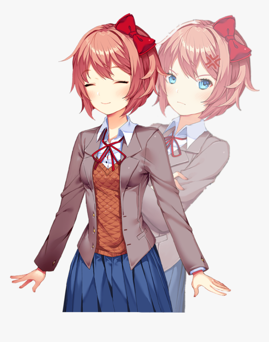 A Template That I - Doki Doki Literature Club Sayori, HD Png Download, Free Download