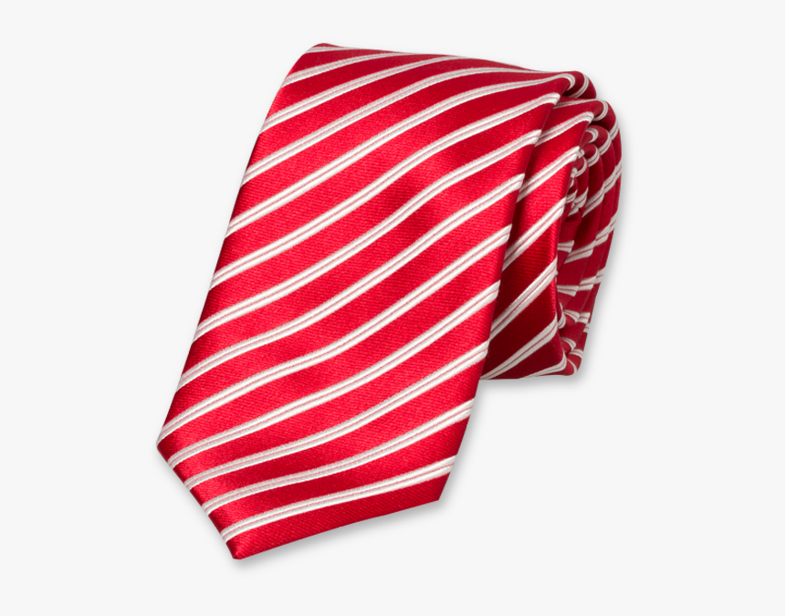 Silk Tie Red White Stripes, HD Png Download, Free Download