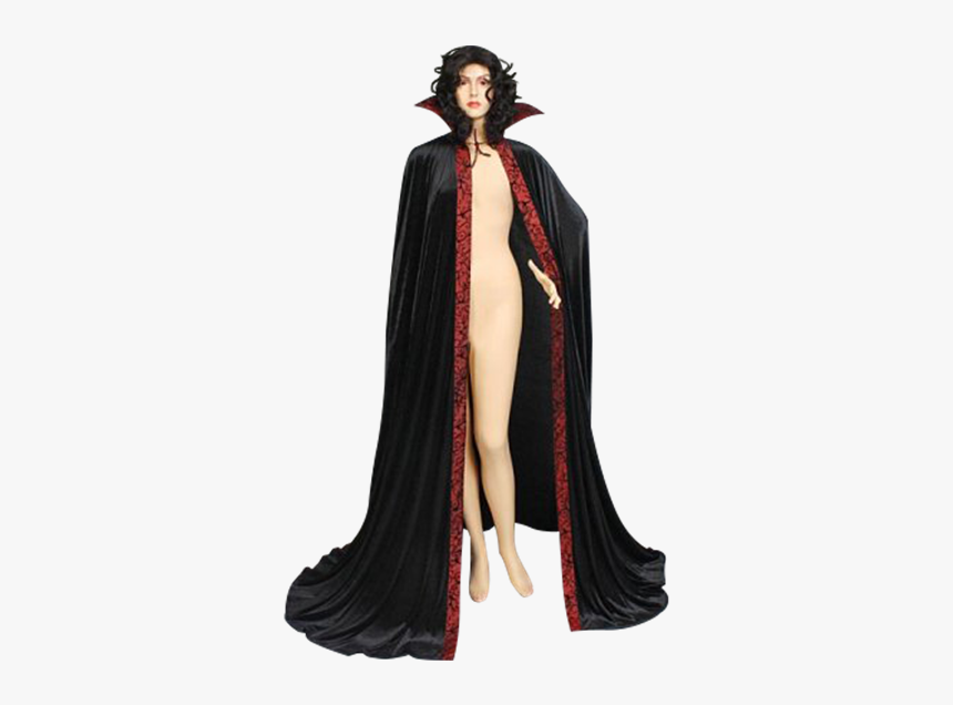 Black Cape Png - Black And Red Dracula Cape, Transparent Png, Free Download