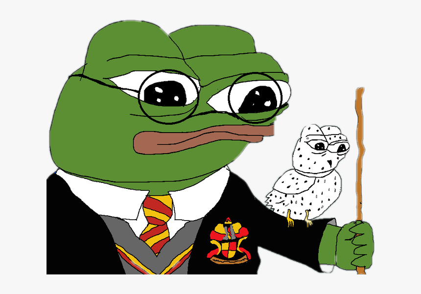 #pepe #meme #rarepepe #harrypotter #griffindor - Apu Apustaja Happy, HD Png Download, Free Download