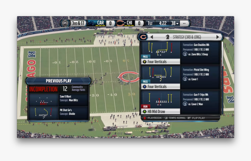 Play Call Screen Developed For Madden Nfl - Scoreboard, HD Png Download, Free Download