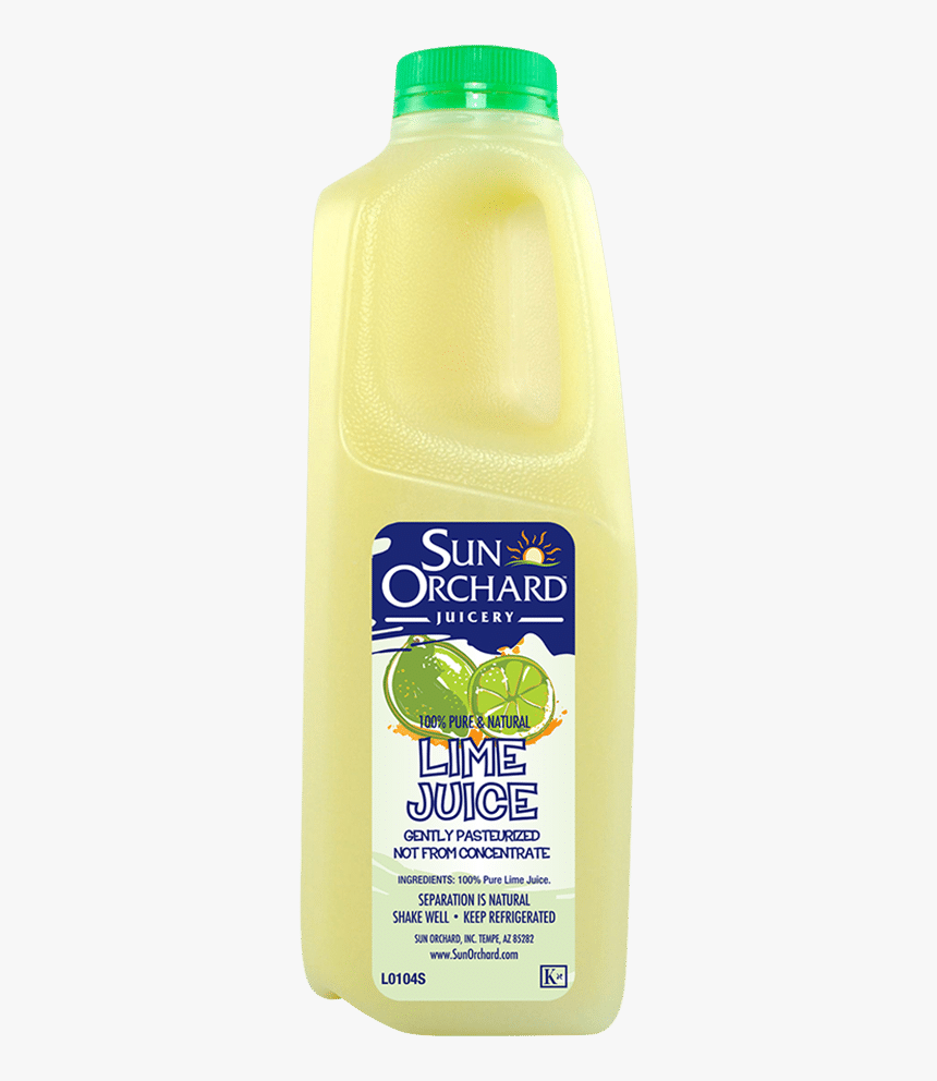 100% Lime Juice 32oz - Sun Orchard Lemon And Lime Juice, HD Png Download, Free Download