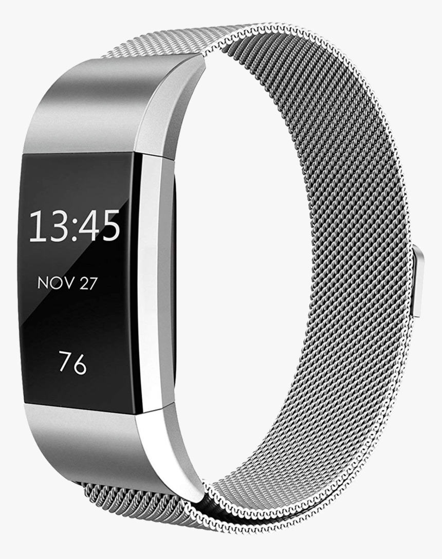 Fitbit Charge 2 Milanees Bandje Rose Gold , Png Download - Fitbit Charge 2 Pink Strap, Transparent Png, Free Download