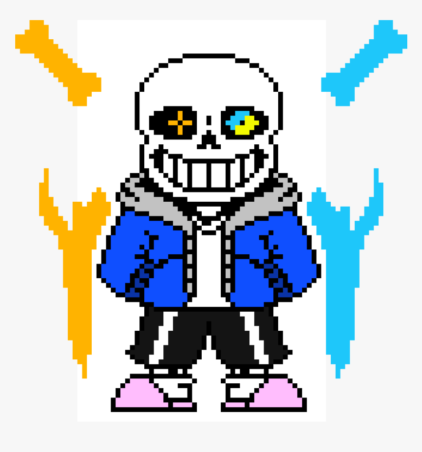 Outertale Sans Sprite - Outertale Sans Pixel Art, HD Png Download -  852x1111(#202258) - PngFind