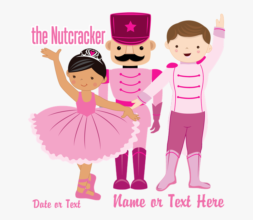 Personalize Teddy Bear By - Pink Nutcracker Clip Art Free, HD Png Download, Free Download