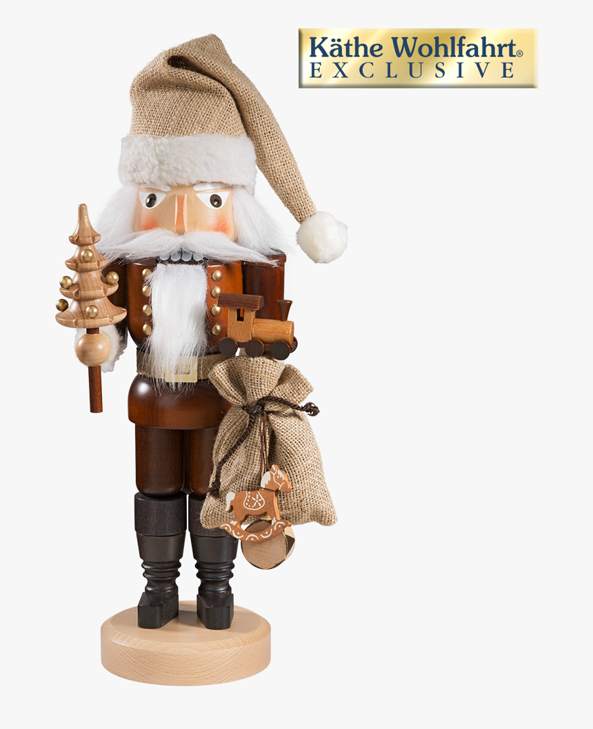 Nutcracker "santa With Small Gift Bag", - Kathe Wohlfahrt Nutcracker, HD Png Download, Free Download