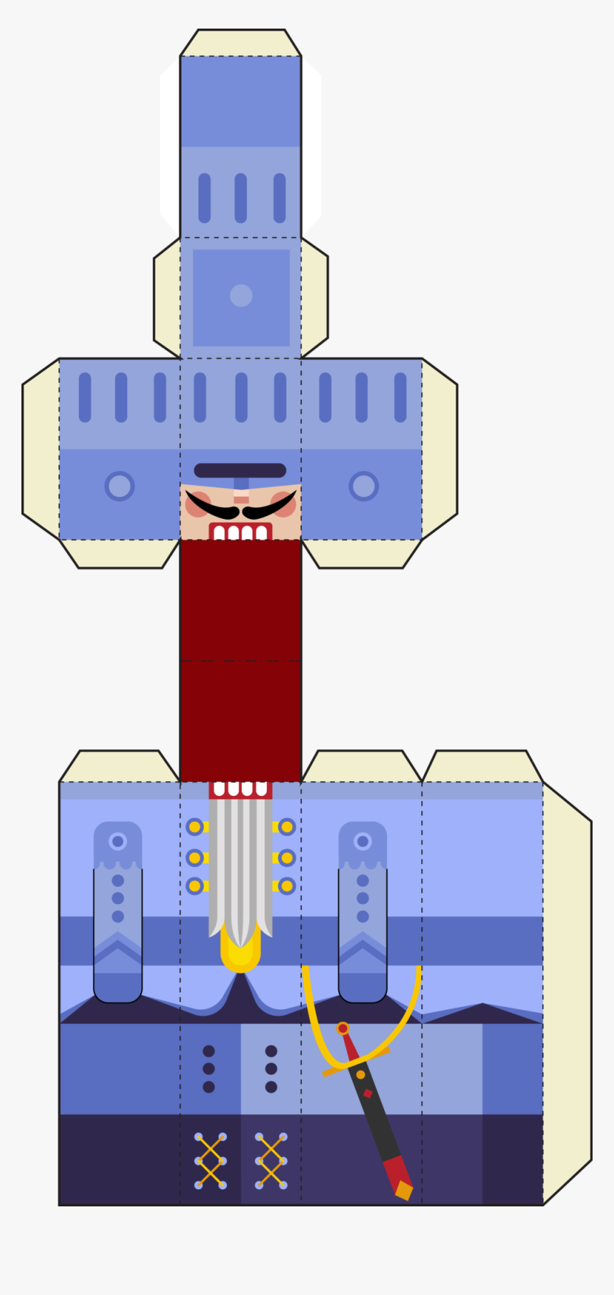 Nutcracker Knight - Cartoon, HD Png Download, Free Download