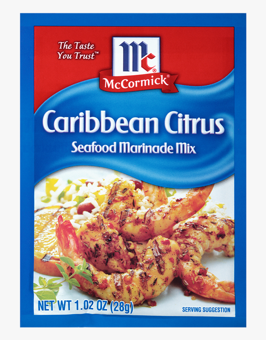Caribbean Citrus Seafood Marinade Mix - Mccormick, HD Png Download, Free Download