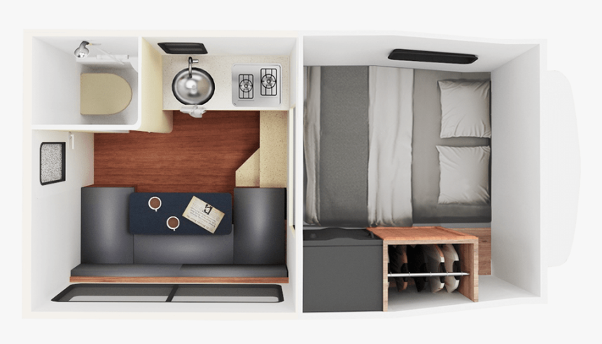 Rv Rental Rv Interior Truck Camper Rental 1 - Cruise America, HD Png Download, Free Download