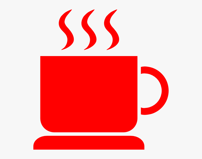 Coffee Cup Clipart Red, HD Png Download, Free Download