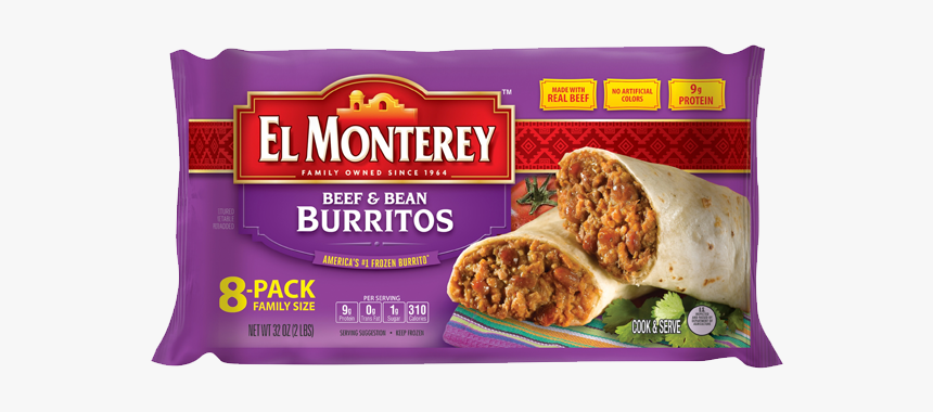 Eight Point Distributors Hawaii - El Monterey Burritos, HD Png Download, Free Download