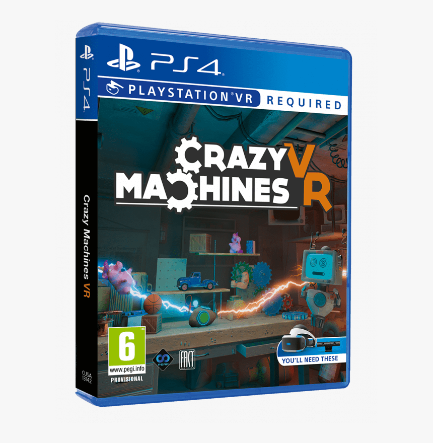Crazy Machines Vr Ps4, HD Png Download, Free Download