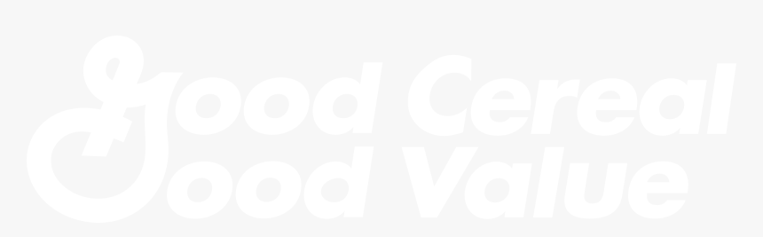 Good Cereal Good Value Logo Black And White - Leinster Rugby Logo White, HD Png Download, Free Download