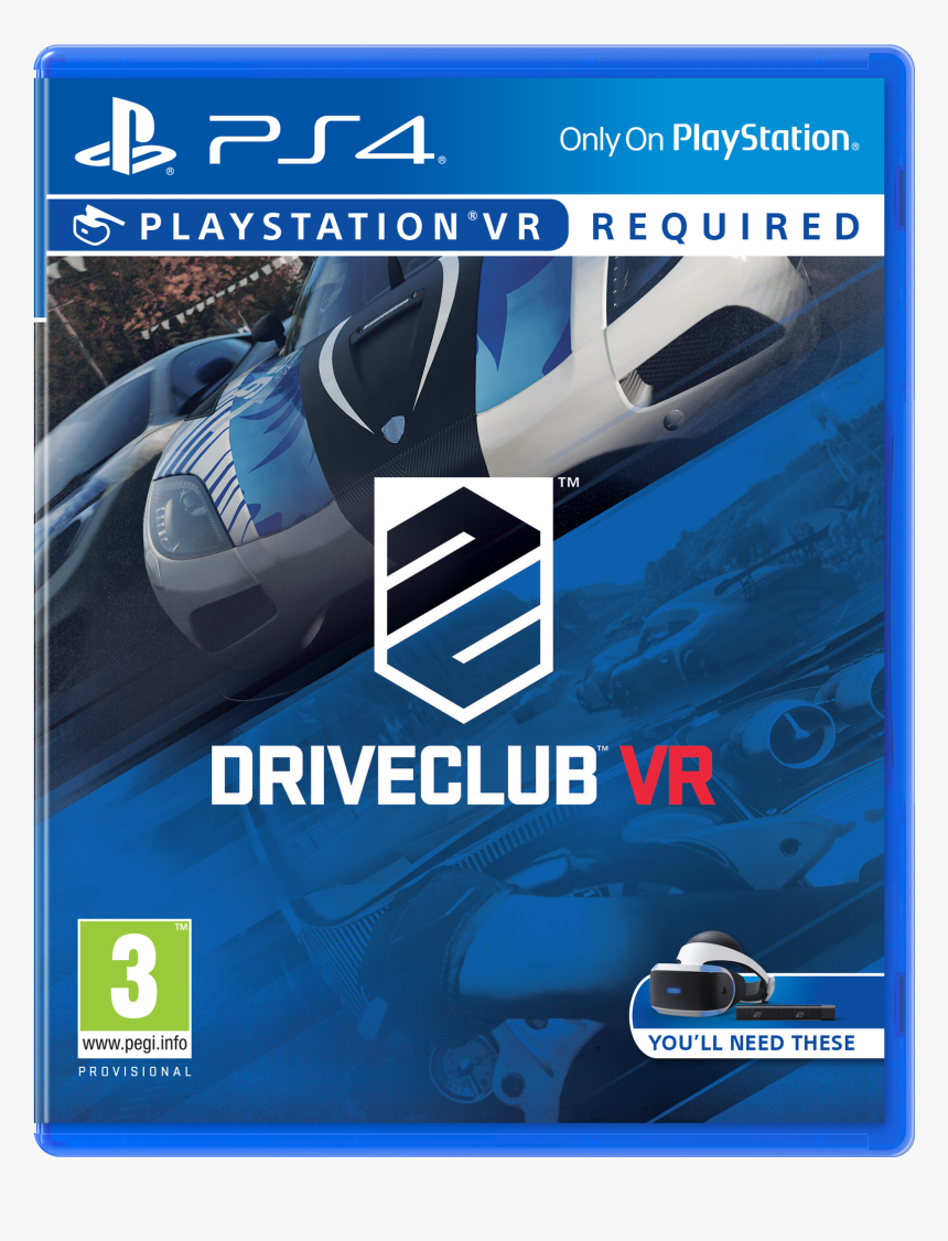 Driveclub Vr Ps4 Box, HD Png Download, Free Download