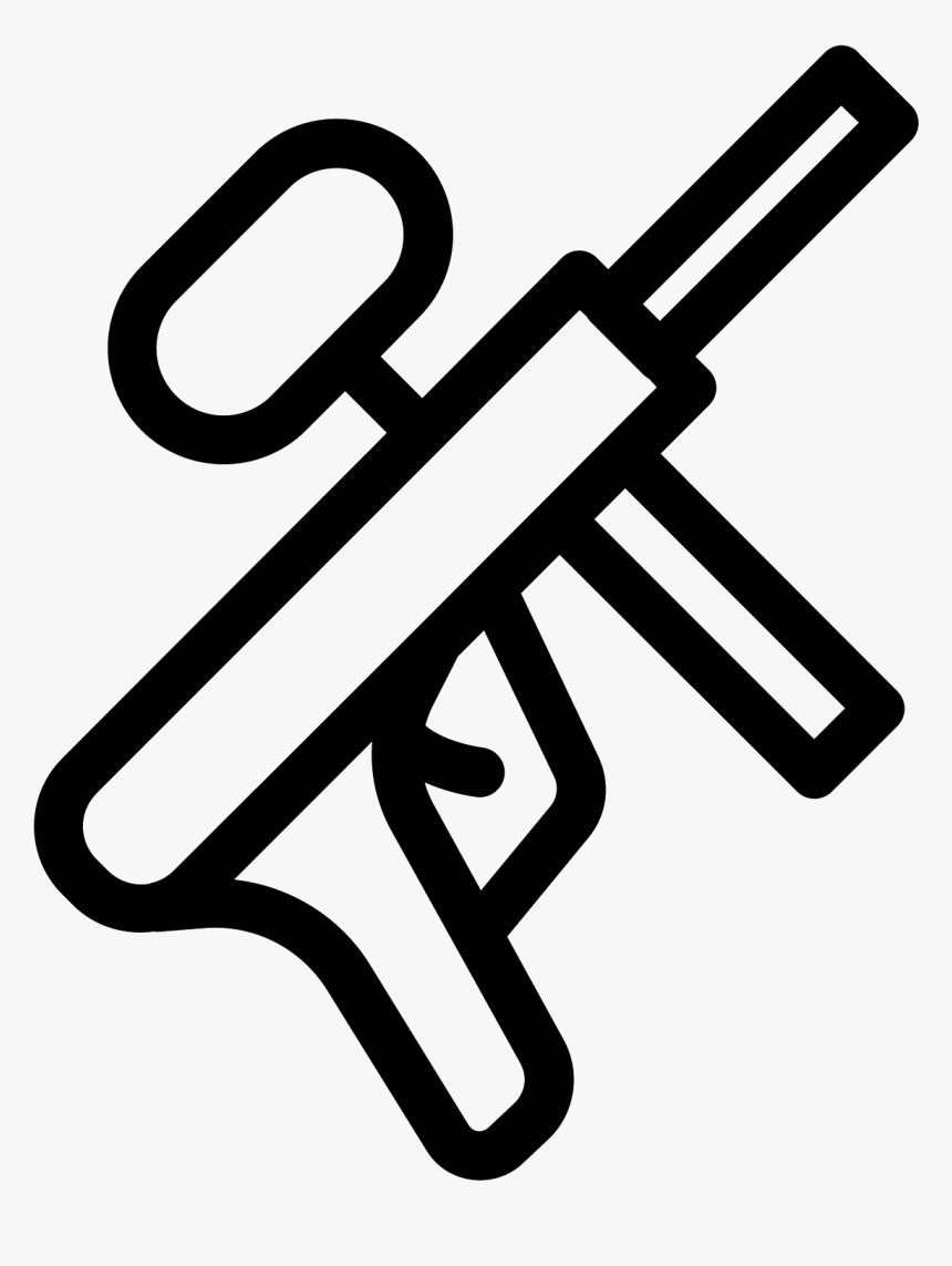 Targeting Vector Paintball - Paintball Gun Logo Png, Transparent Png, Free Download