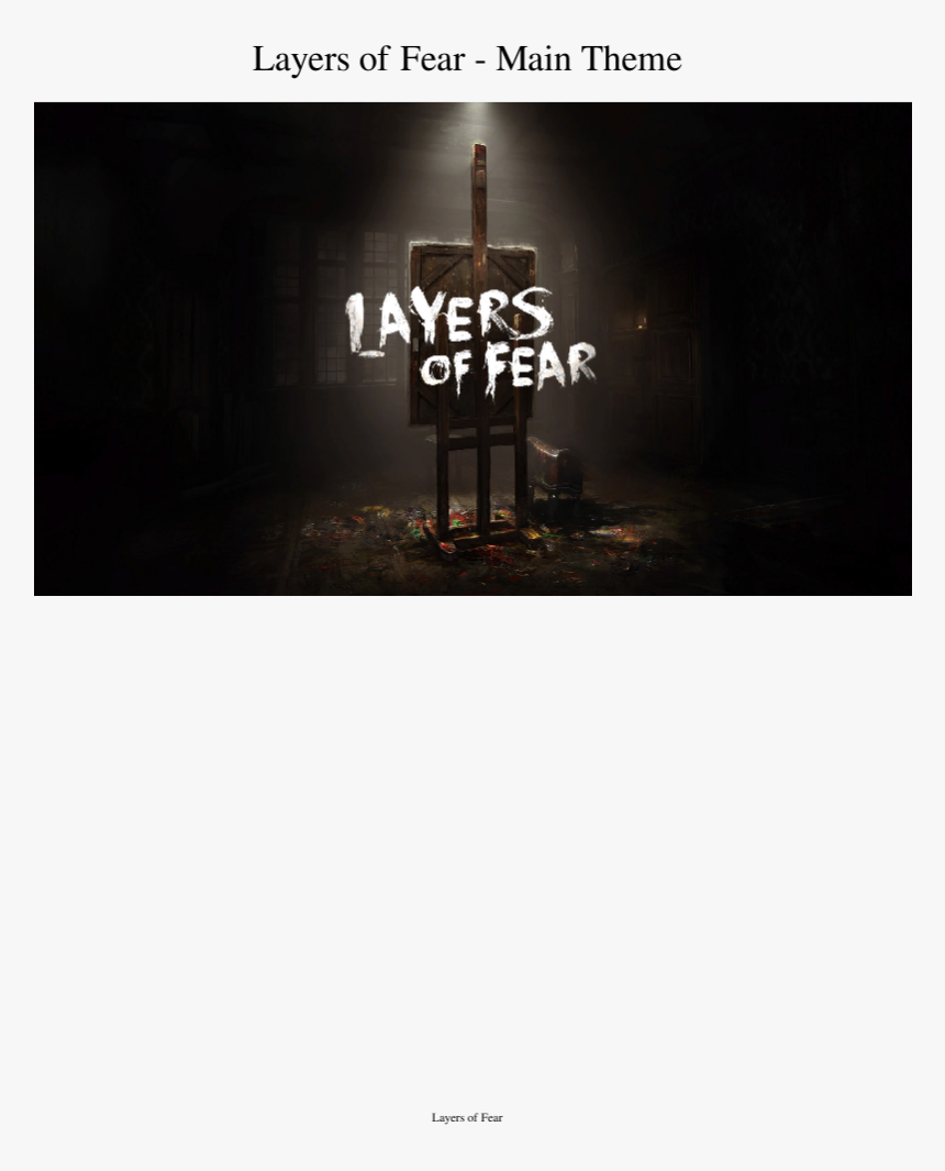 Layers Of Fear , Png Download - Layers Of Fear, Transparent Png, Free Download